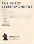 CHESS  CORRESPONDENT / 1947 vol 20, no 2                         L/N 6431